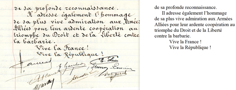 sceance du 11-11-1918